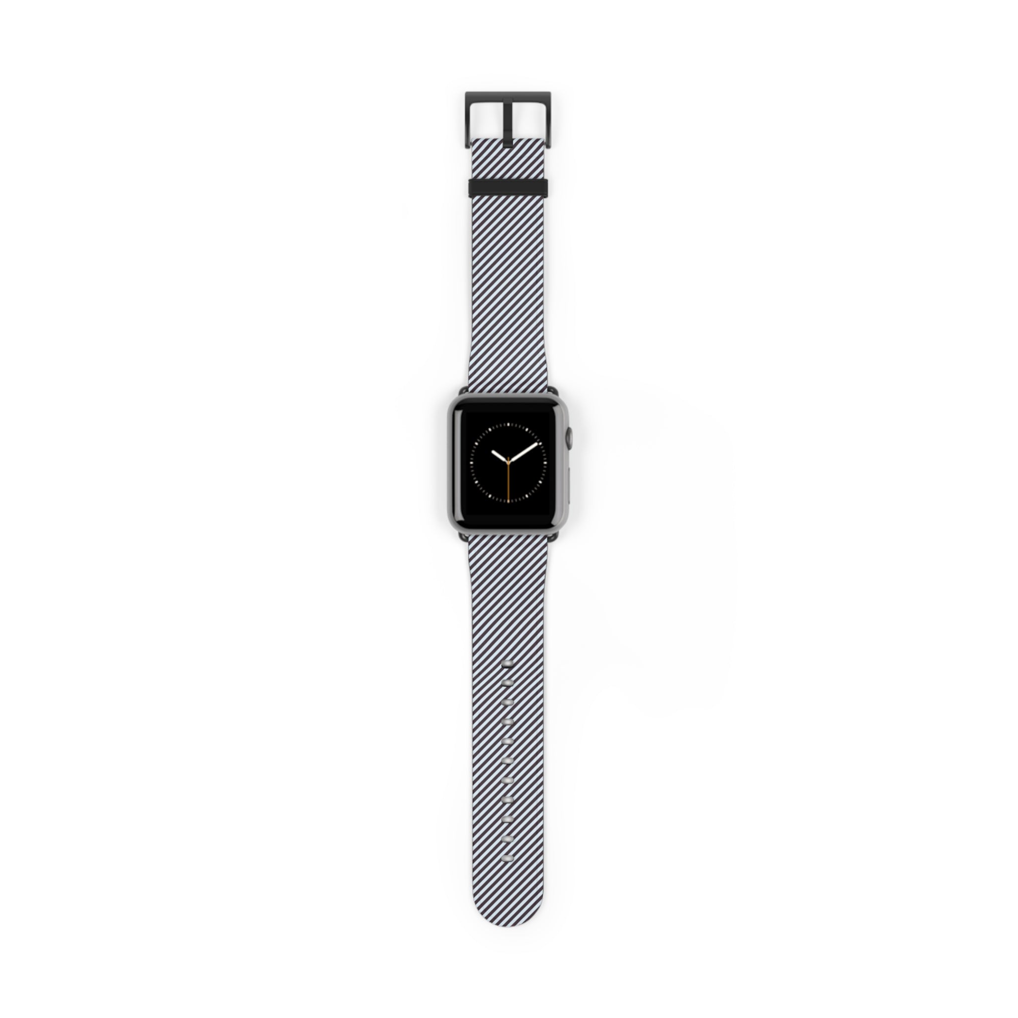 Plum & Blue Striped Diagonal Correa para smartwatch de etchd, vista 2