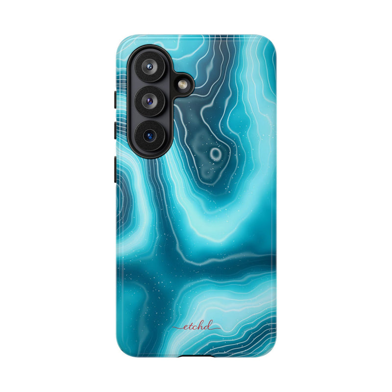Aquamarine Phone Case by etchd, view 61