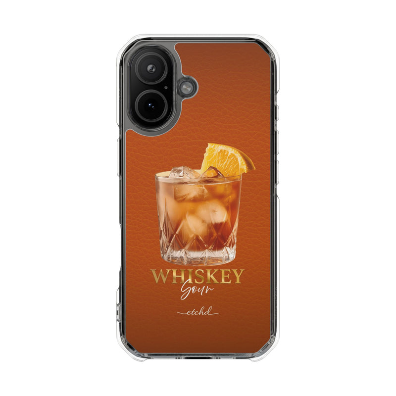 Whiskey Sour Clear Magnetic Phone Case-zoom-