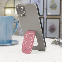 Blush & Cream Floral Click-On Phone Grip by etchd, view 3