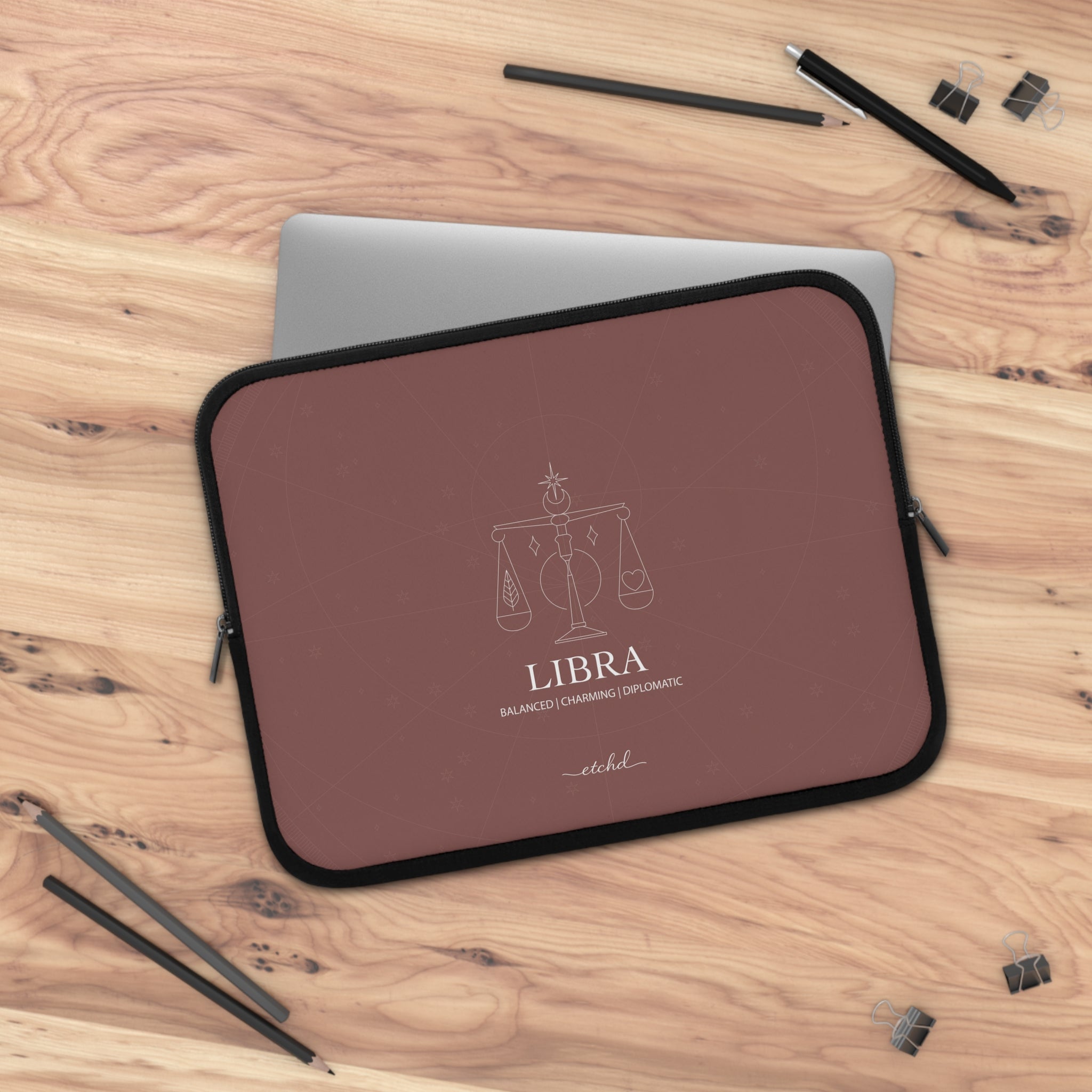 Libra Laptop Sleeve by etchd, view 5