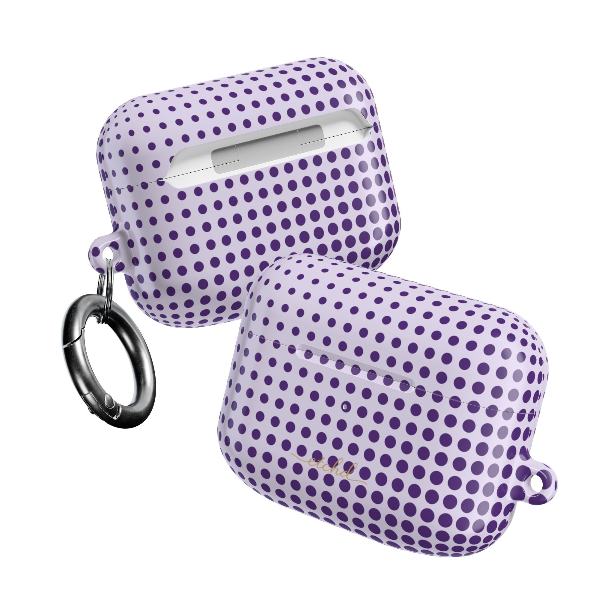 Grape Halftone AirPod Case by etchd, view 10