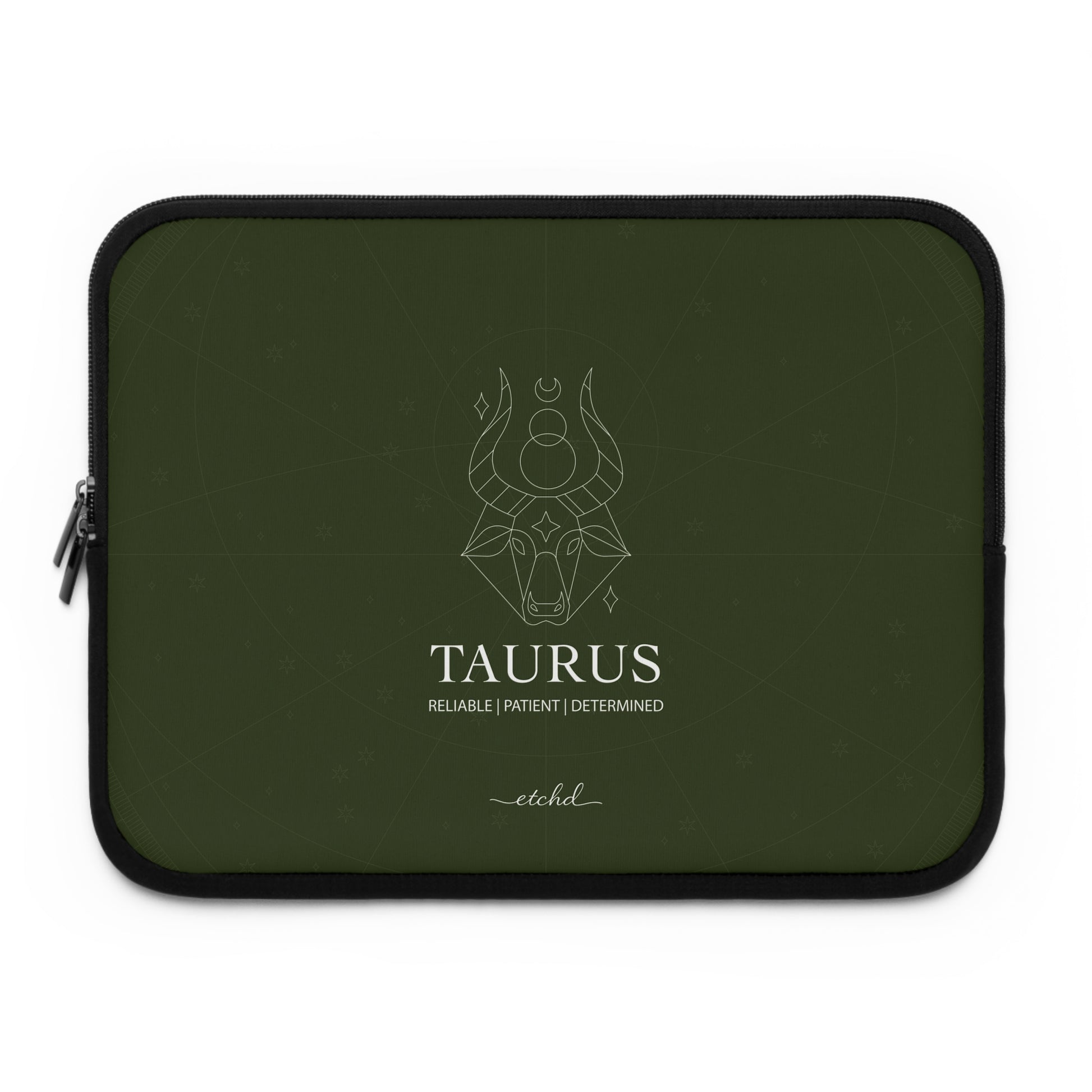 Taurus Laptop Sleeve by etchd