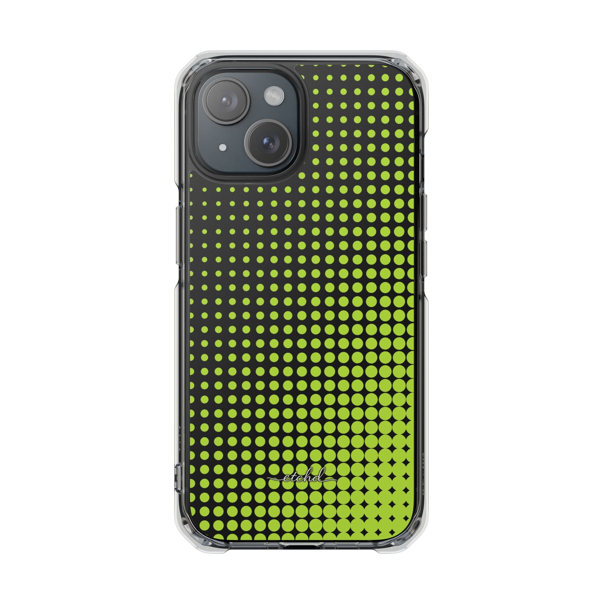 Acid Halftone Coque Téléphone Magnétique Transparente