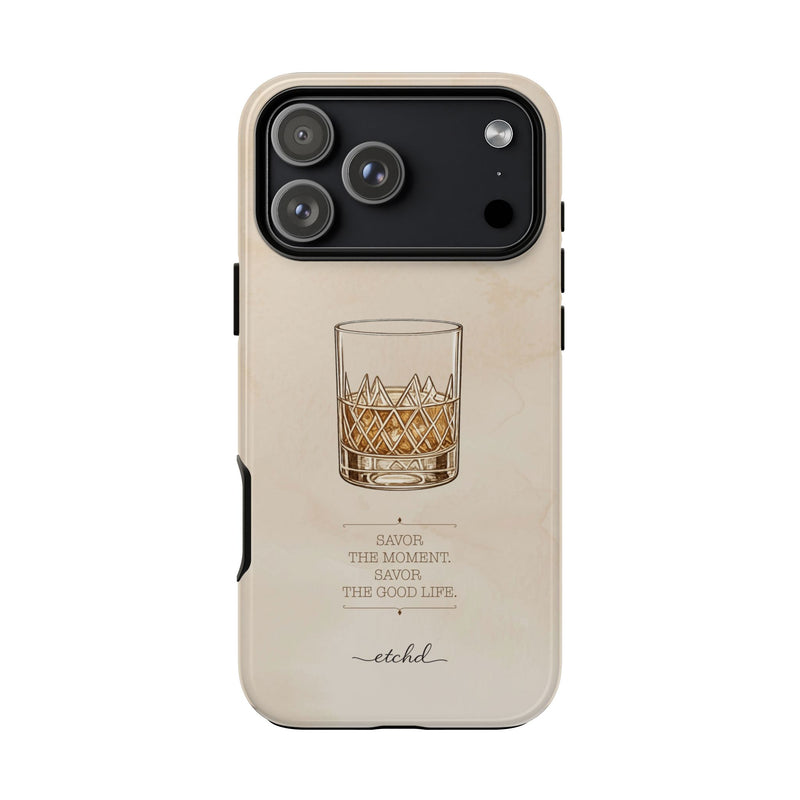 Savor the Moment Phone Case by etchd, view 59