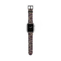 Plum & Butter Floral Correa para smartwatch de etchd