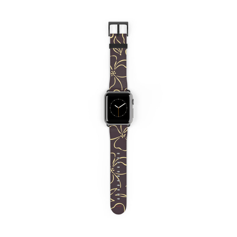 Plum & Butter Floral Correa para smartwatch-zoom-