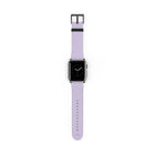 Lilac & Cream Striped Correa para smartwatch