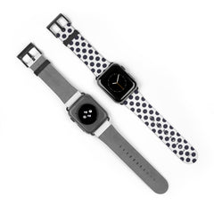Navy & White Polka Dot Smartwatch Strap by etchd, view 10