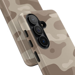 Beige Camo Phone Case by etchd, view 209