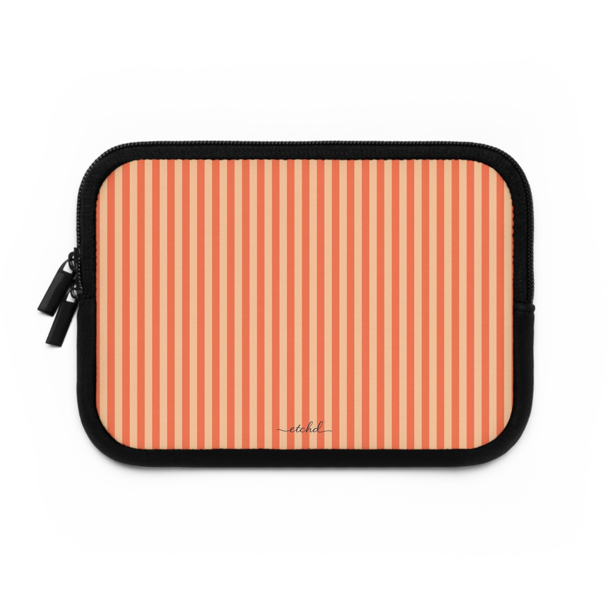 Coral And Peach Laptop Sleeve by etchd, view 2
