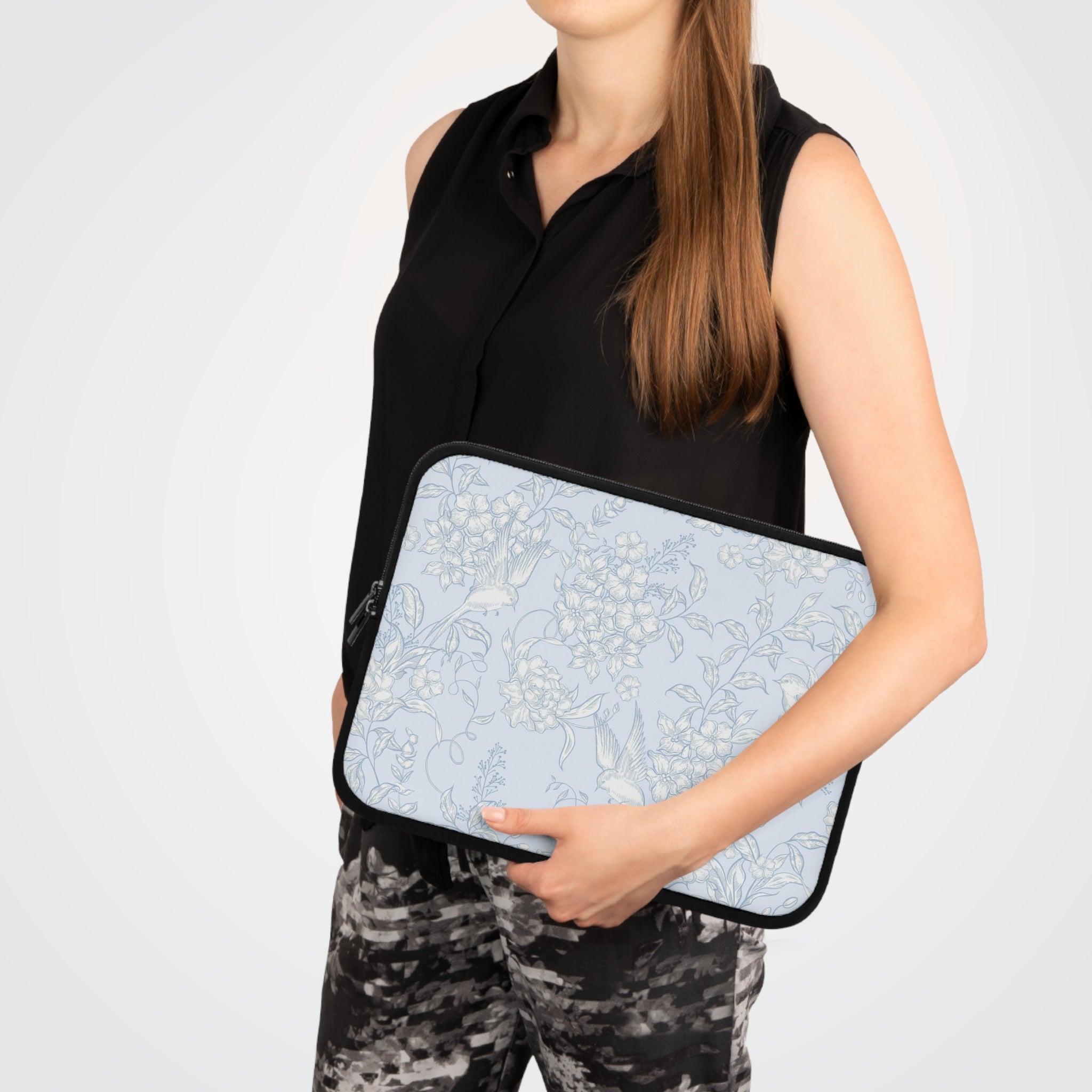 Hummingbird Bloom Laptop Sleeve by etchd, view 6