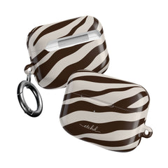 Brown Zebra AirPod Case by etchd, view 10