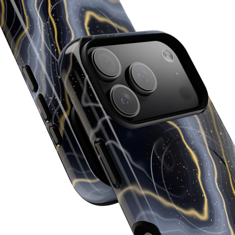 Obsidian Gold Magnetic Phone Case by etchd, view 99