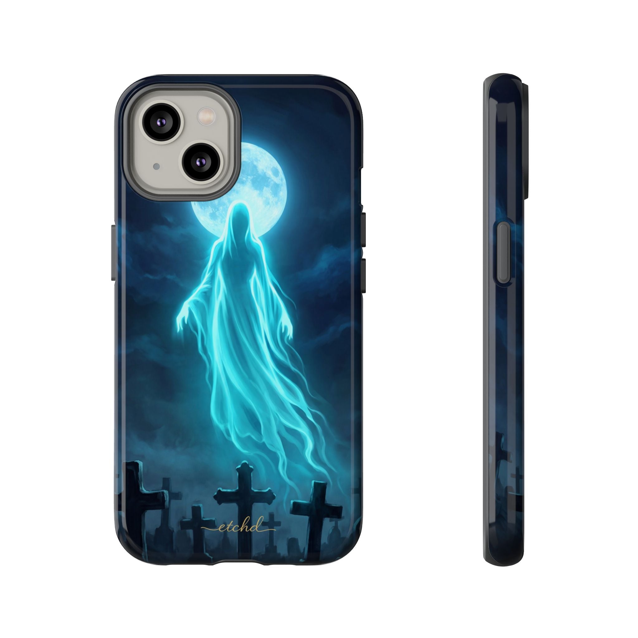 Veiled Spirit Phone Case by etchd, view 2