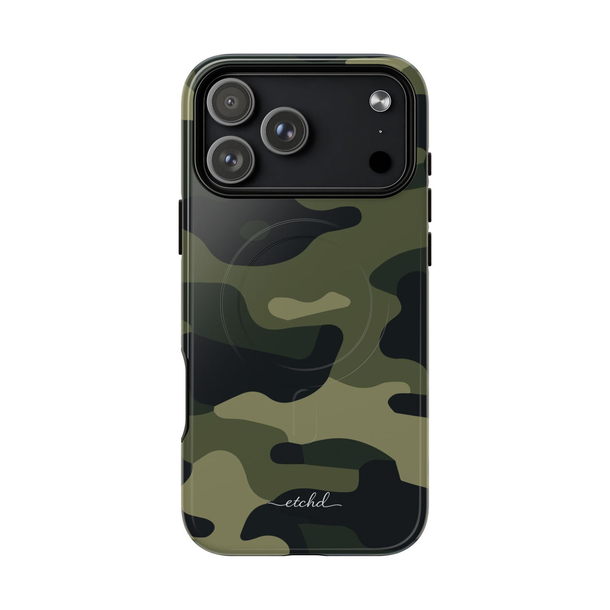 Green Camo Magnetic Phone Case by etchd, view 31