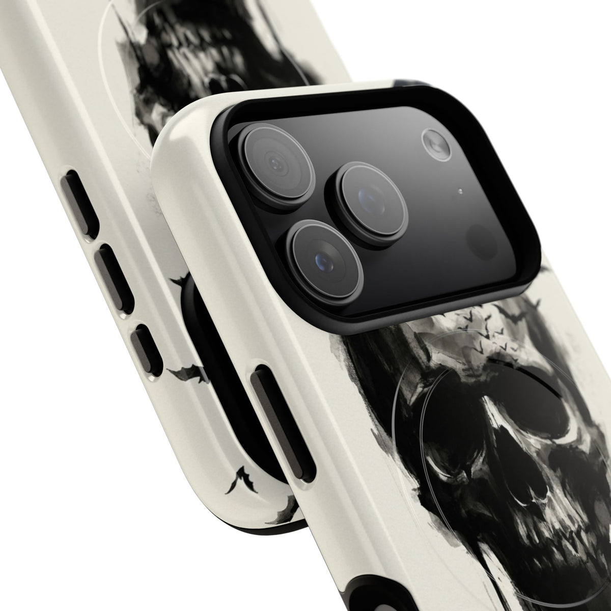 Ink Skull Magnetic Phone Case by etchd, view 99