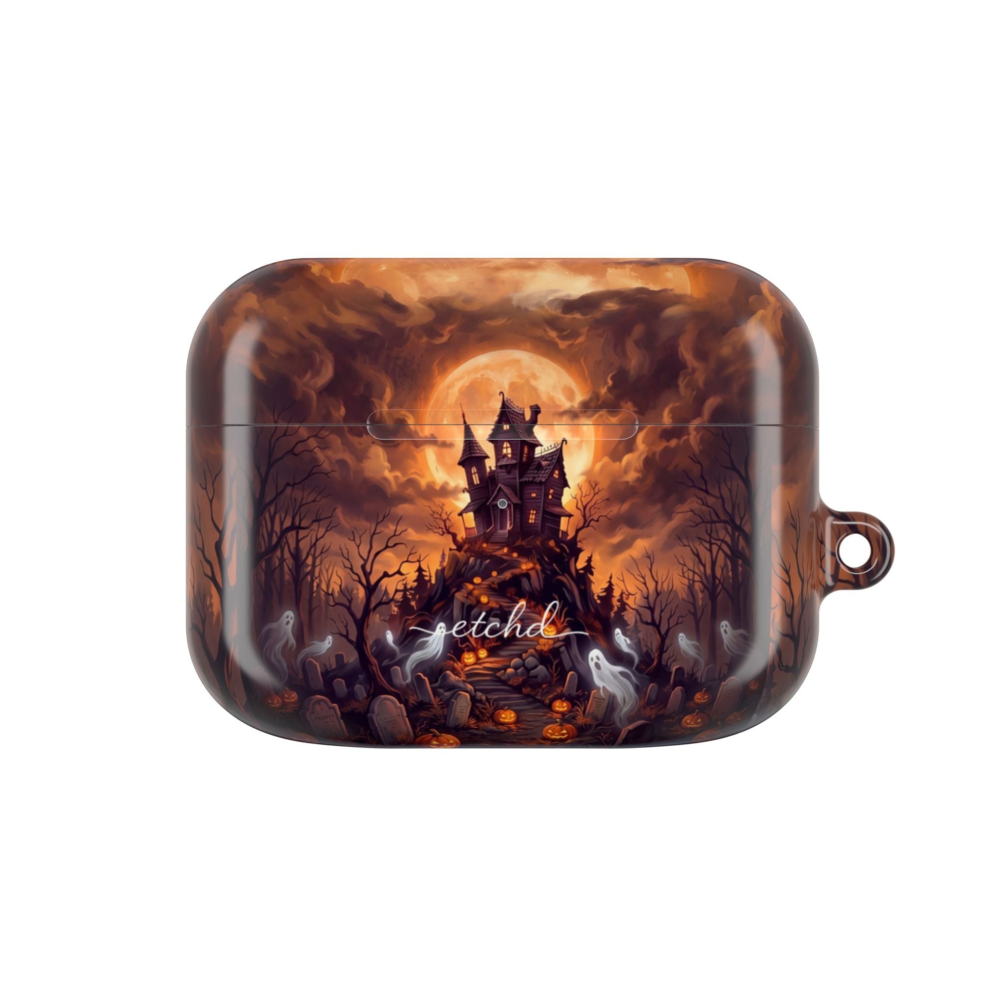 Pumpkin Hollow AirPod Case by etchd