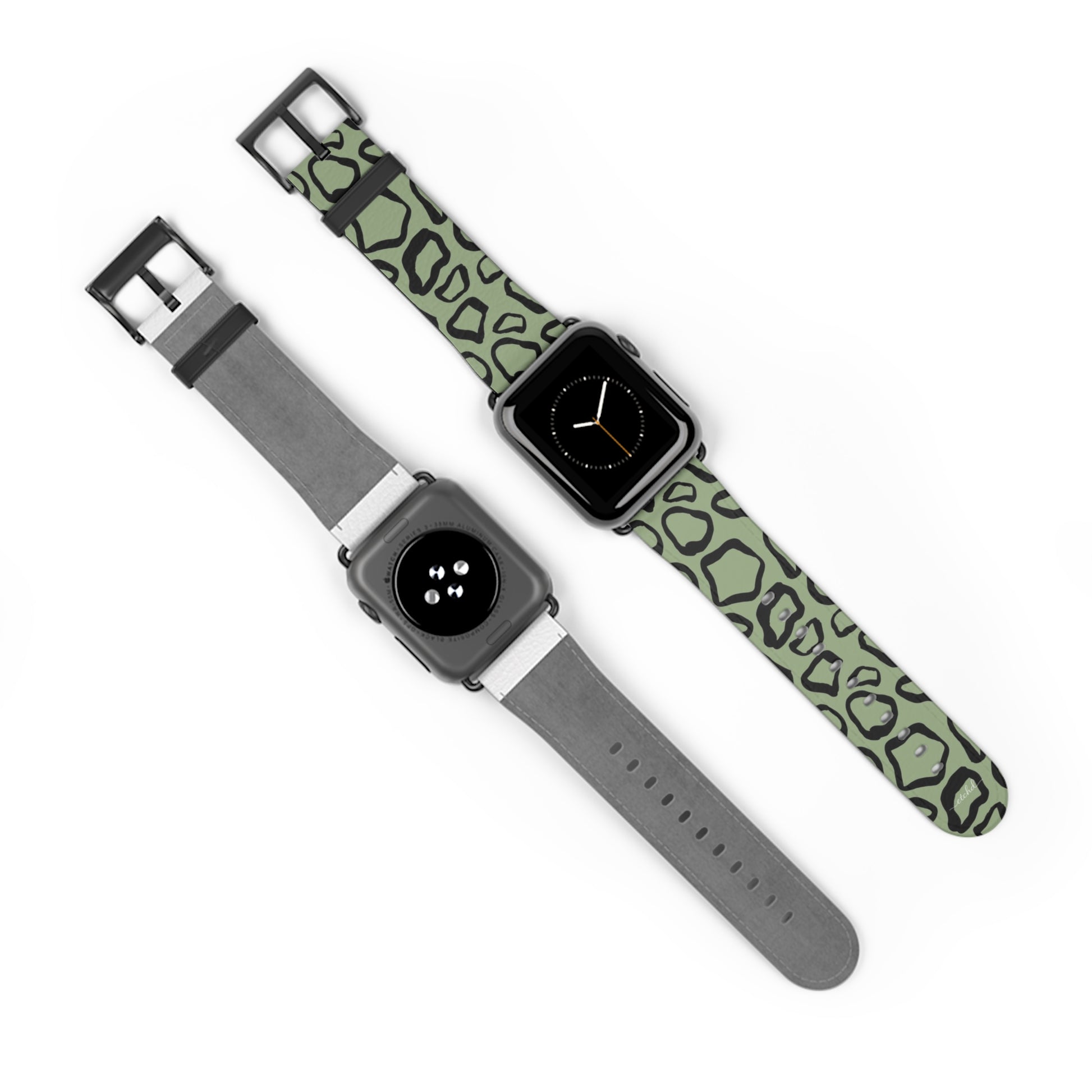 Abstract Print Sage Smartwatch Strap by etchd, view 10