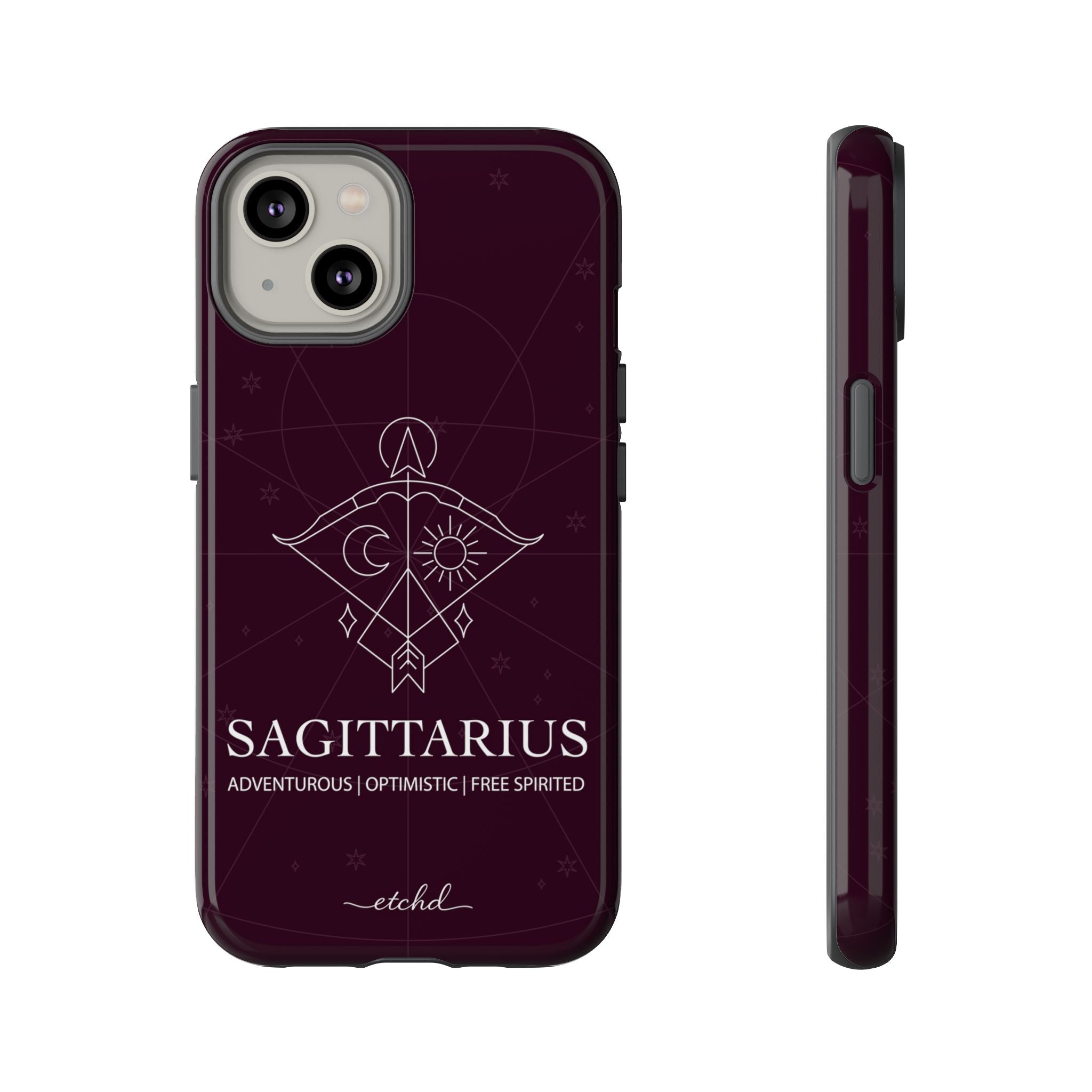 Sagittarius Phone Case by etchd, view 2
