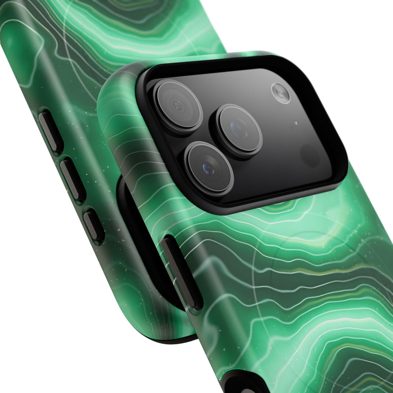 Emerald Magnetic Phone Case by etchd, view 100