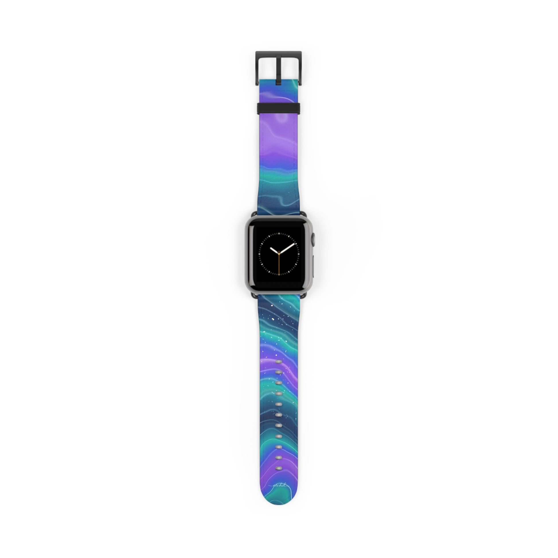 Peacock Ink Smartwatch Strap by etchd