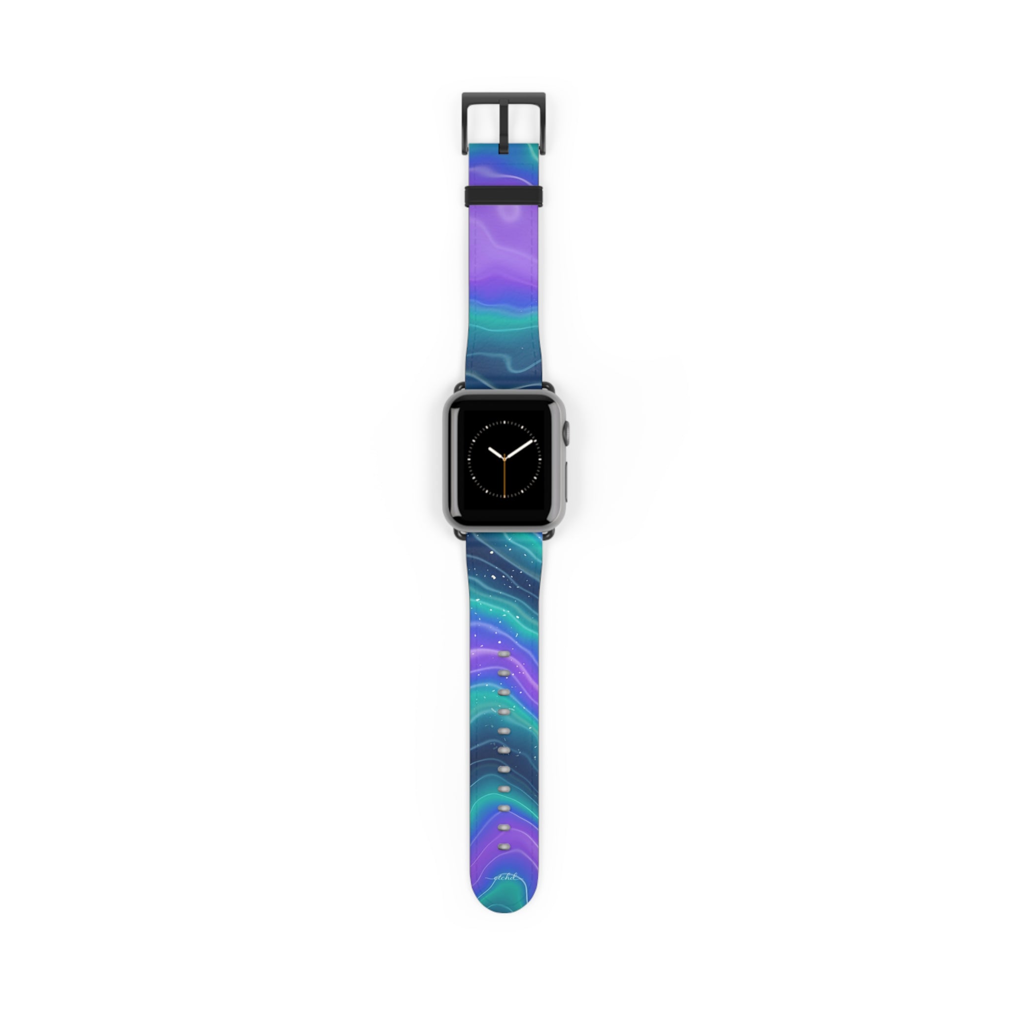 Peacock Ink Smartwatch Strap by etchd