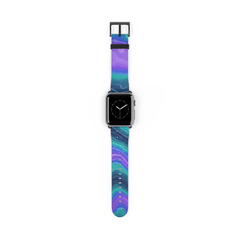 Peacock Ink Smartwatch Strap-zoom-