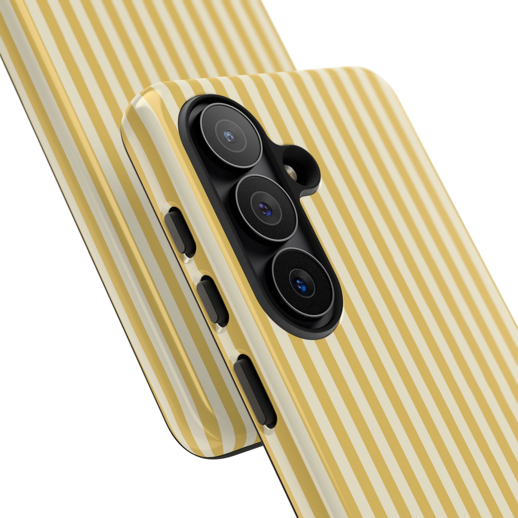 Butter & Cream Striped Phone Case by etchd, view 209