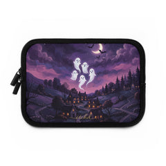 Ghost Parade Laptop Sleeve by etchd, view 2