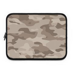 Beige Camo Laptop Sleeve by etchd