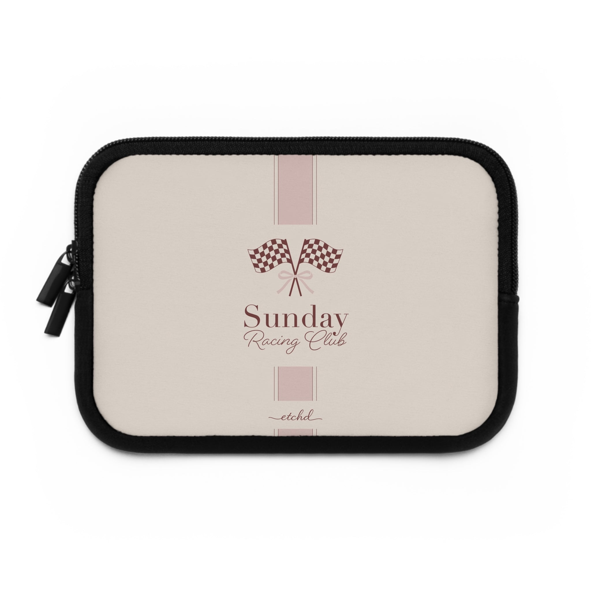 Sunday Racing Laptop Sleeve by etchd, view 2