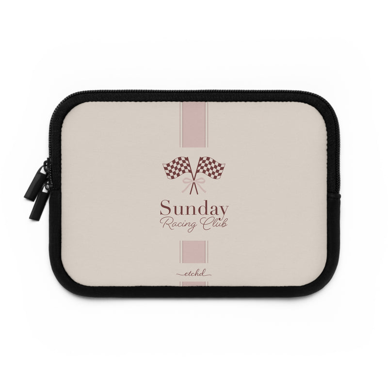 Sunday Racing Laptop Sleeve by etchd, view 2