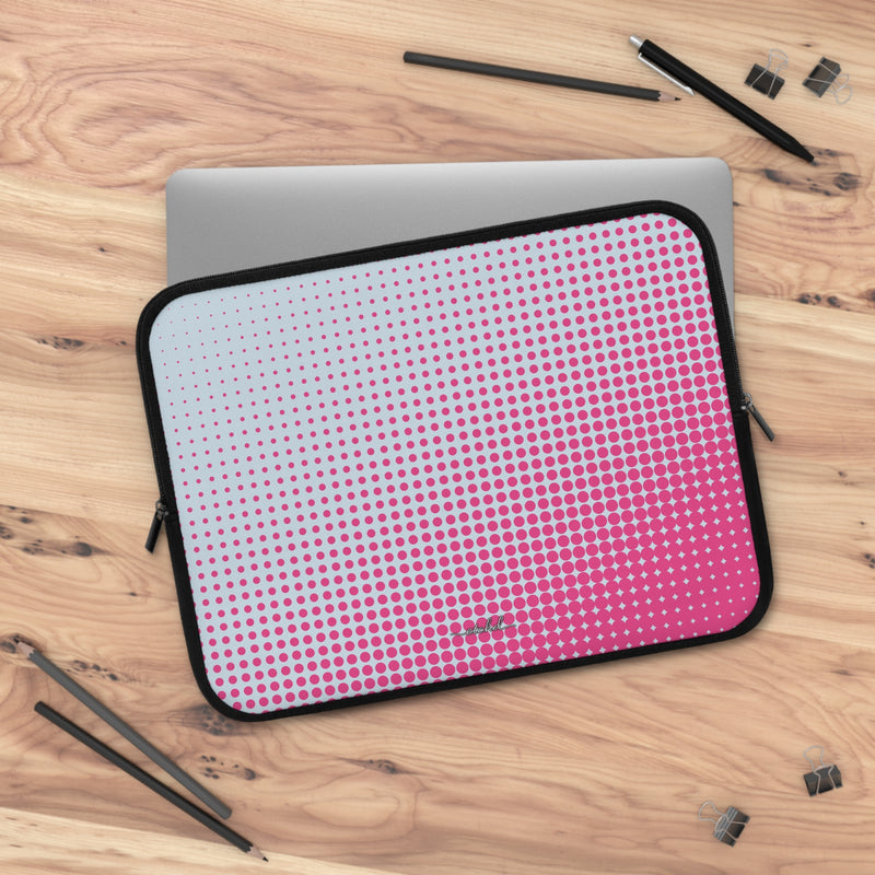 Bubblegum Halftone Laptophülle-zoom-