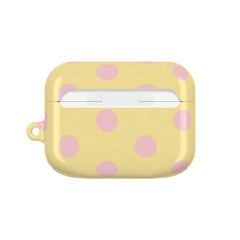 Pink & Butter Polka Dot AirPod Case by etchd, view 7