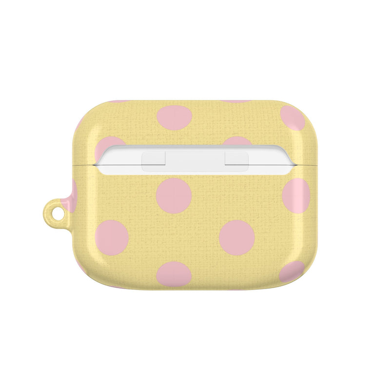 Pink & Butter Polka Dot AirPod Case by etchd, view 7