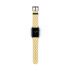 Cream & Butter Polka Dot Smartwatch Strap by etchd