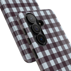 Blue & Plum Gingham Phone Case by etchd, view 209