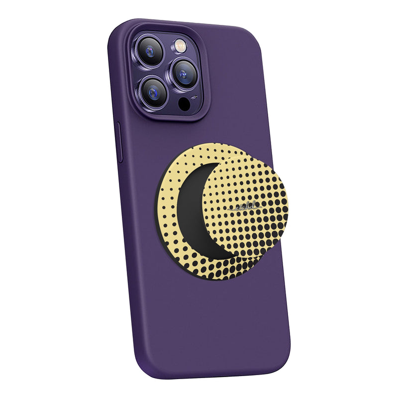 Butter Halftone Handy-Griff und Ständer-zoom-