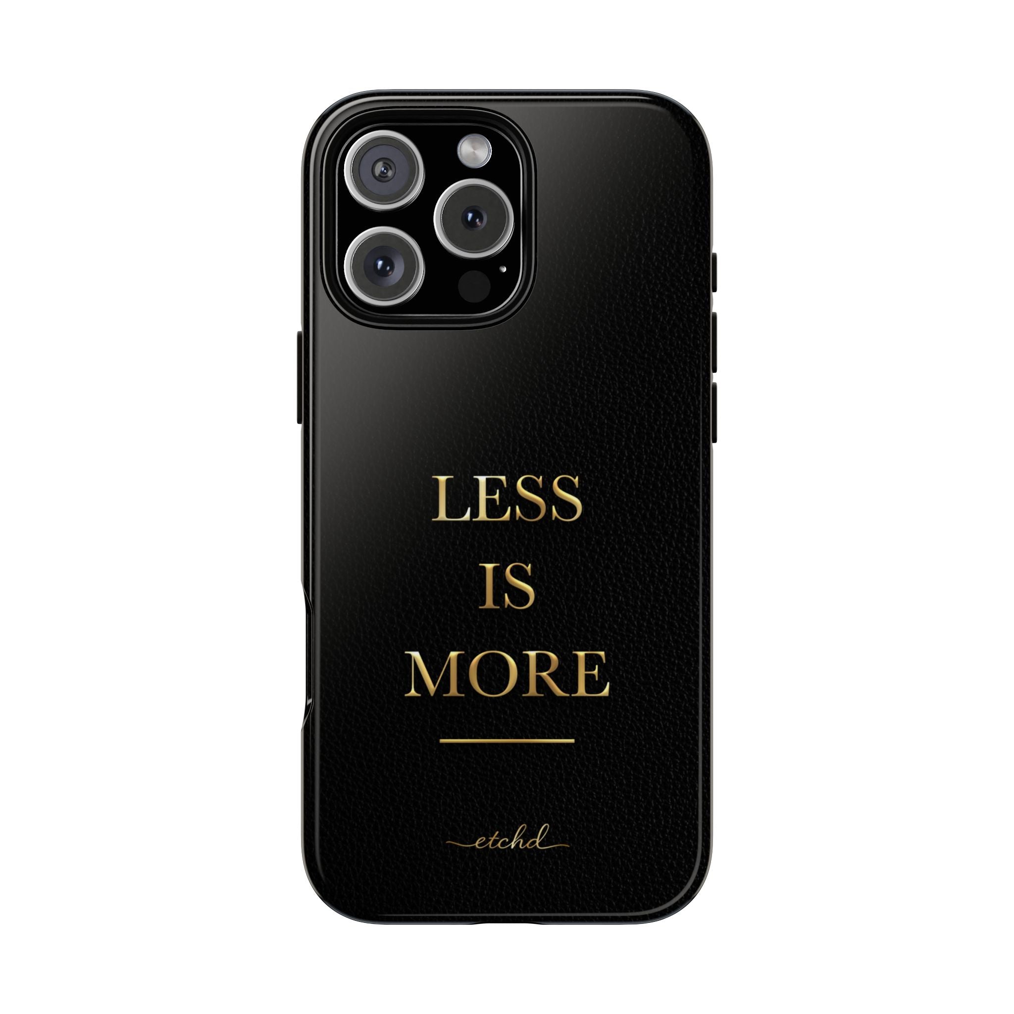 Less Is More Phone Case by etchd