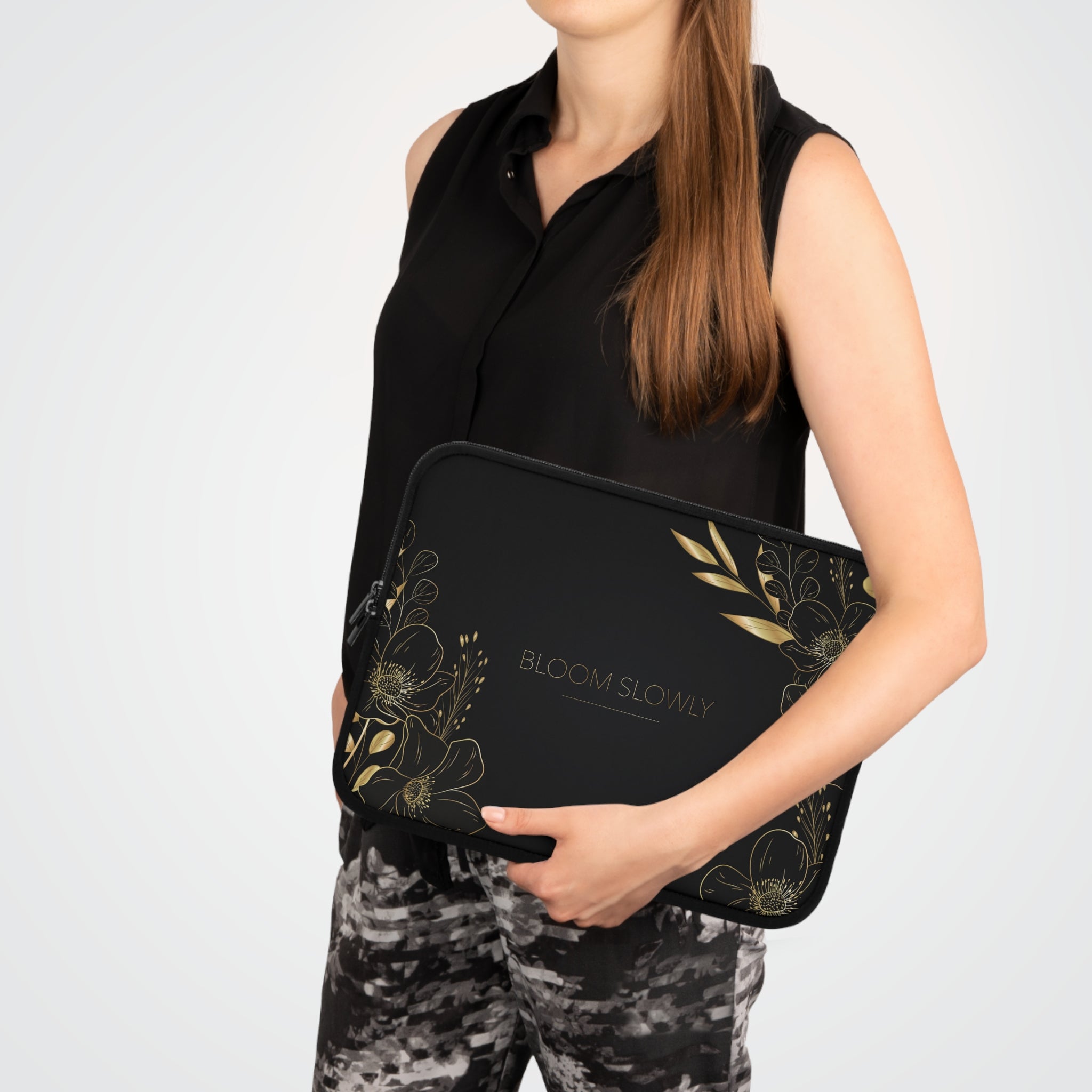 Bloom Slowly Laptop Sleeve by etchd, view 6