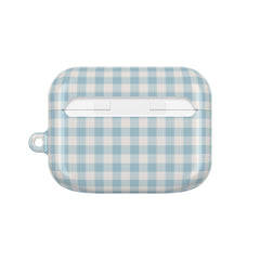 Cornflower & White Gingham AirPod Case by etchd, view 7