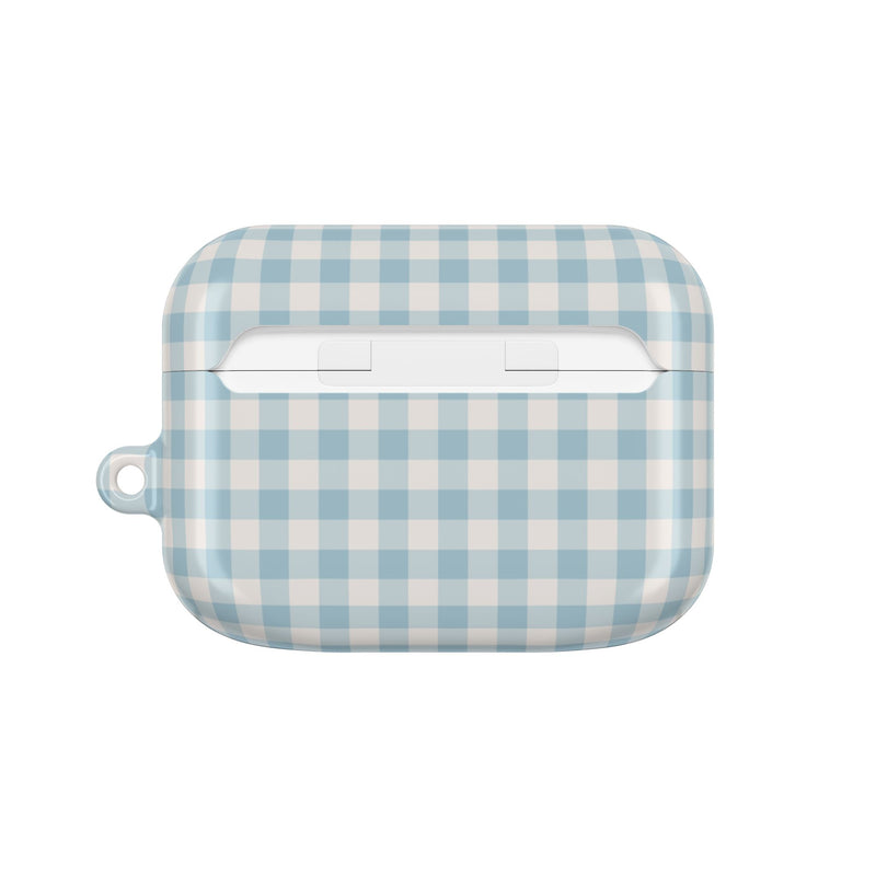 Cornflower & White Gingham AirPod Case by etchd, view 7