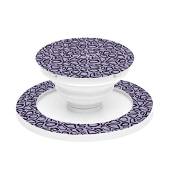 Abstract Print Lavender Phone Grip And Stand by etchd