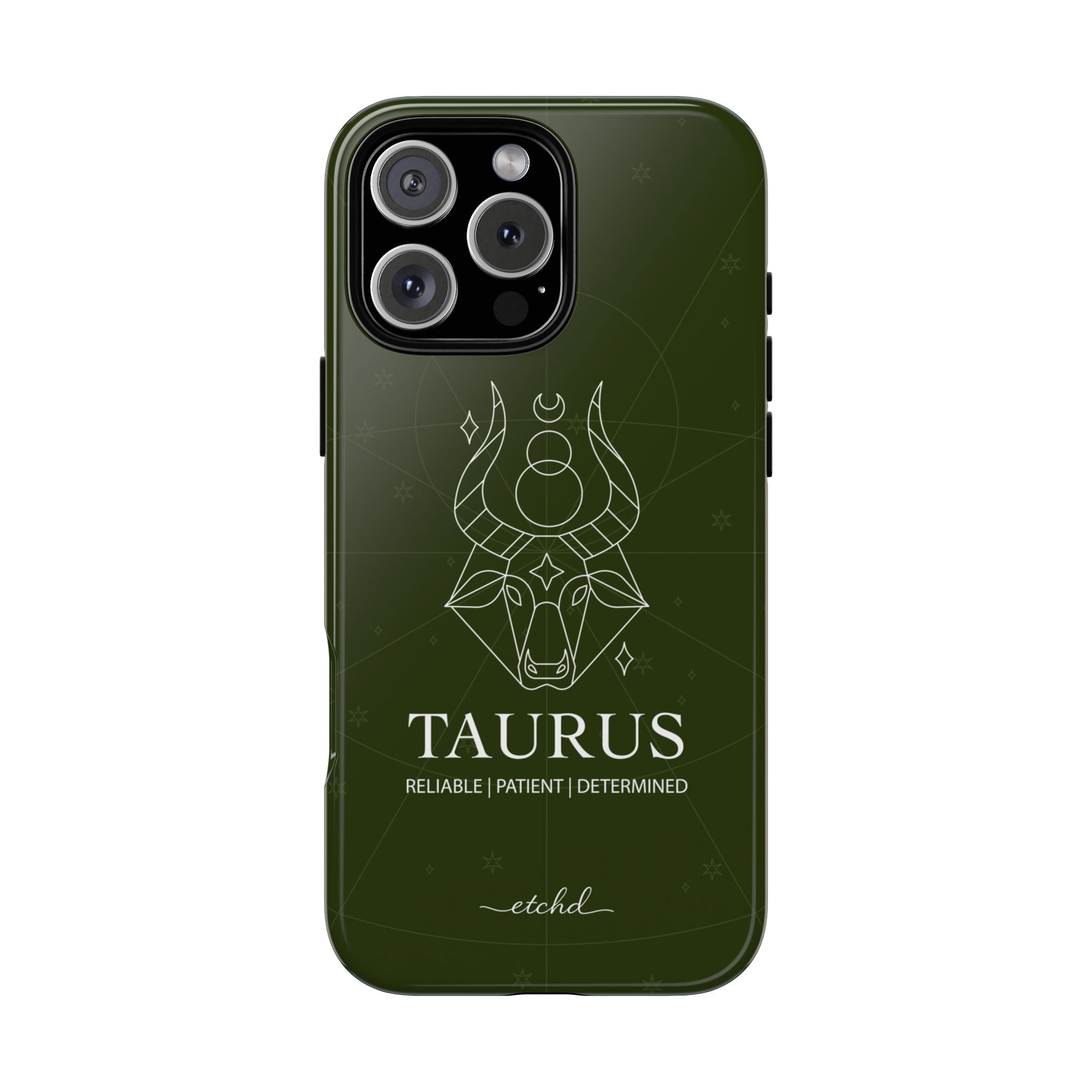 Taurus Phone Case by etchd