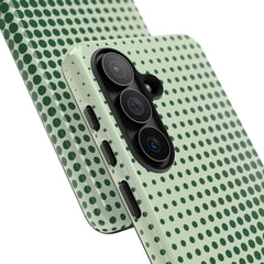 Matcha Halftone Phone Case by etchd, view 209