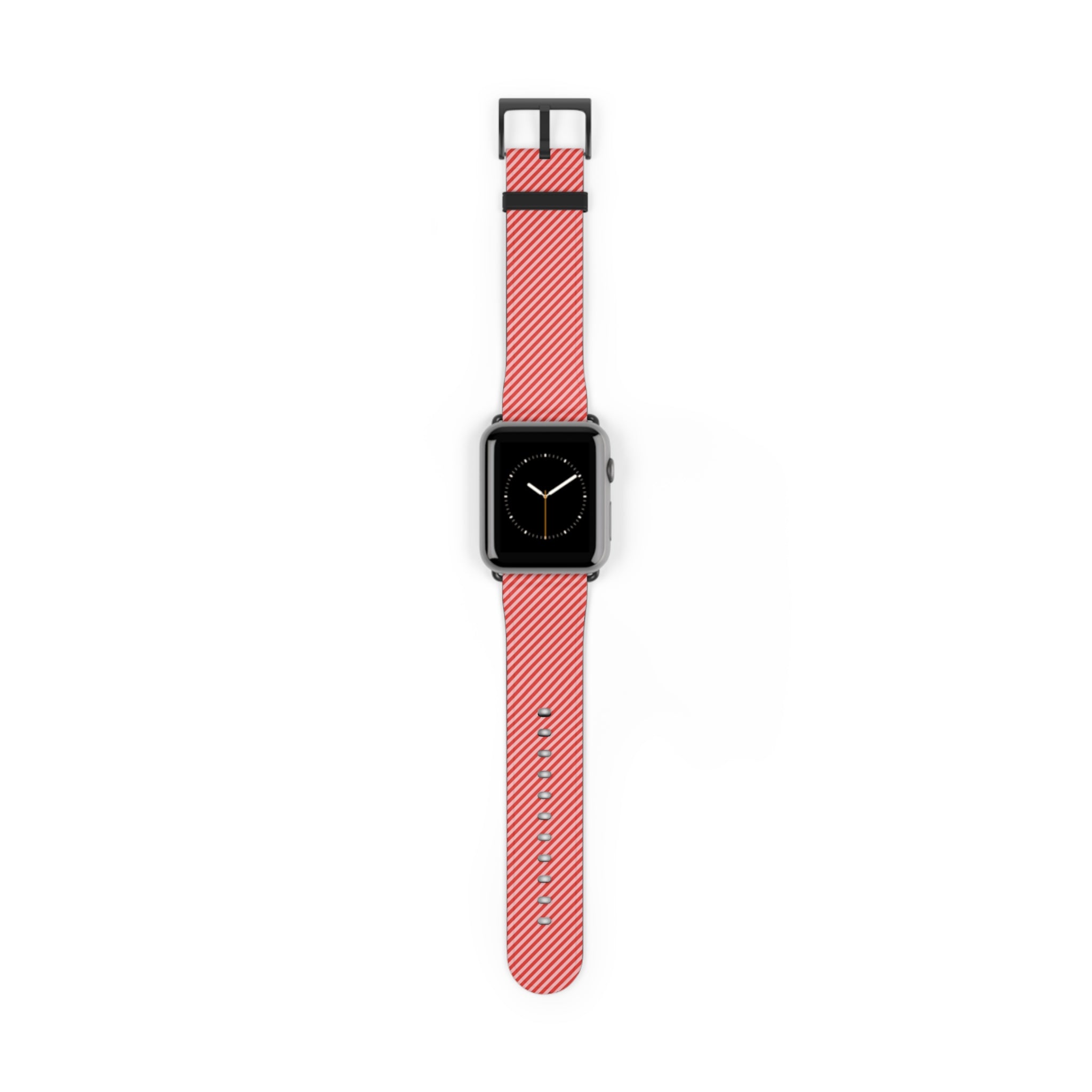 Poppy And Blush Diagonal Smartwatch Strap by etchd, view 2