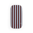 Blue & Cherry Striped Click-On Phone Grip