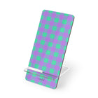 Hypermint & Lilac Gingham Supporto per telefono