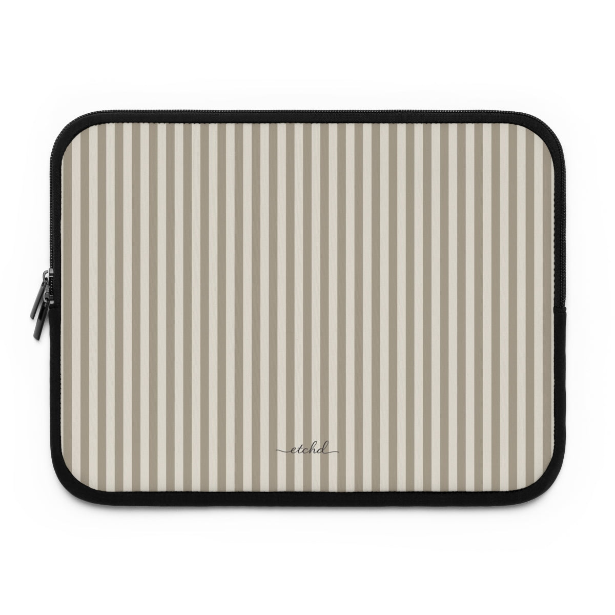 Neutral Striped Custodia per laptop di etchd